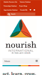 Mobile Screenshot of nourishinternational.com